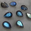 6x9 mm - AAAA - Really High Quality Labradorite - Faceted Pear Cut Stone Every Single Pcs Have Amazing Blue Fire Super Sparkle 10 pcs